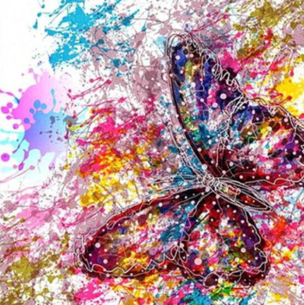 Diamond Painting Schmetterling